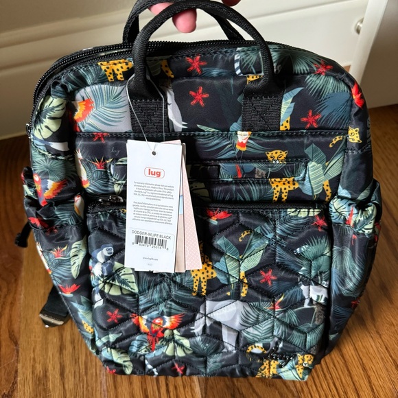 lug Handbags - *LOWEST PRICE* NWT Lug Dodger Mini Backpack - Wildlife Black